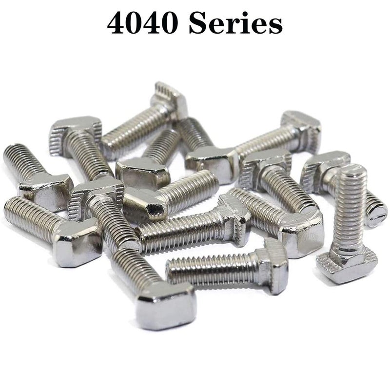 SDY 20 Pcs M8 x 30mm Thread T Slot Drop-in Bolt T-Bolt Hammer Head Bolt T Screw Stud for 4040 Series Standard 8mm T-Slot Aluminum Extrusion Profile (4040 Series) - Image 4
